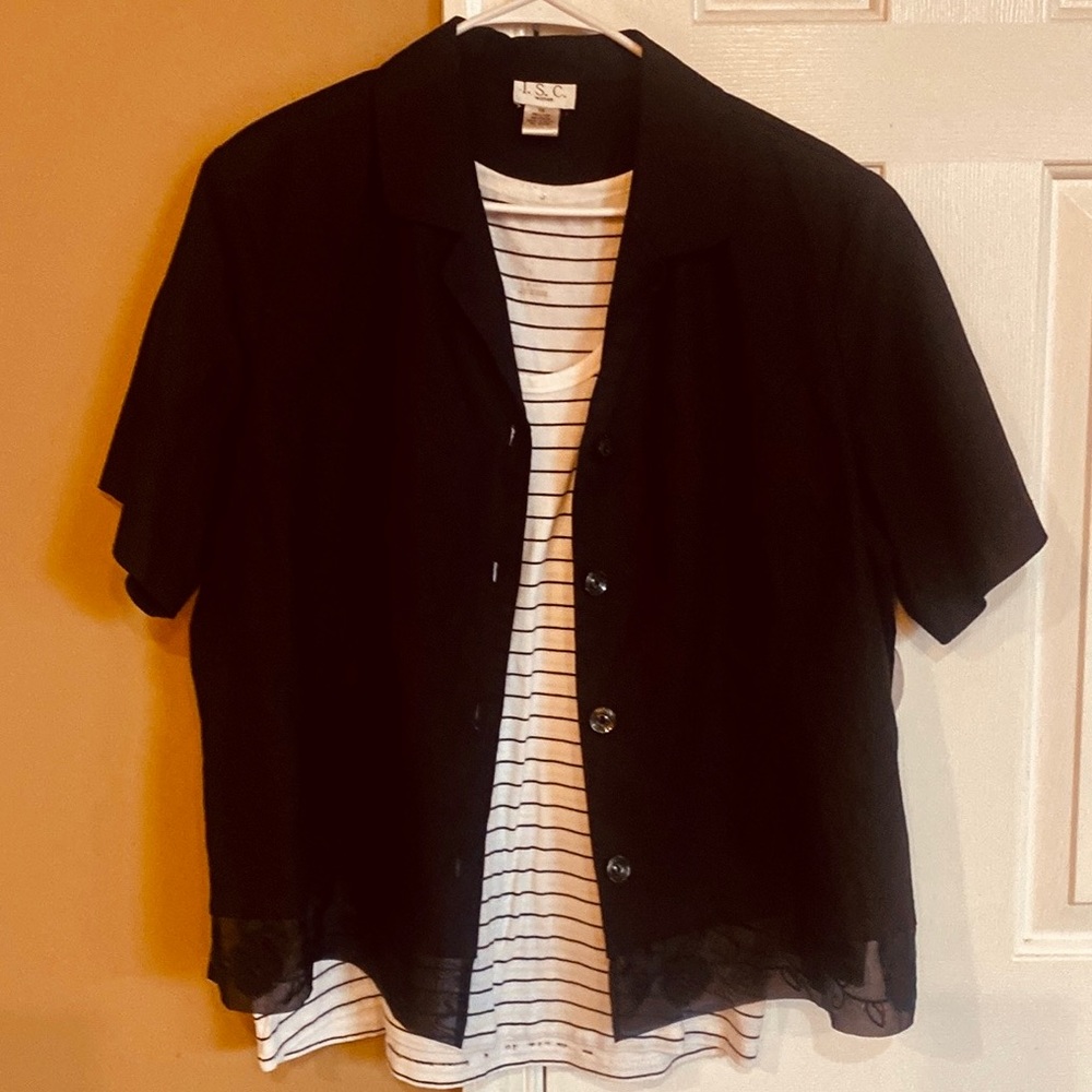 Gorgeous 2piece Set by I.S.C . Size 1X .